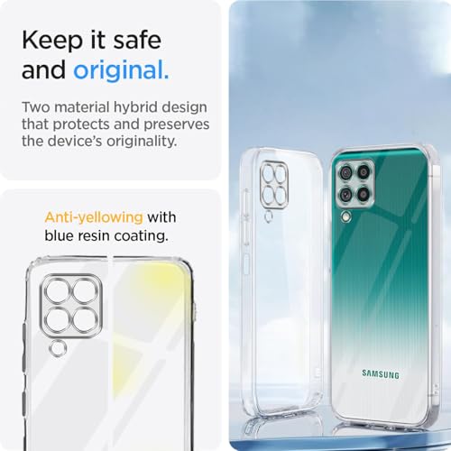 Image of Jkobi Back Cover for Samsung Galaxy F62 (Silicone Clear Shockproof Case with Camera Protection | Soft and Flexible | Transparent)