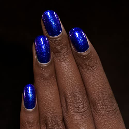 Image of ILNP Last Call - Rich Blue-Violet Shimmer Nail Polish