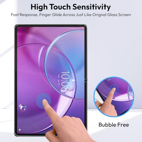 Image of Robustrion 2 Pack Tempered Glass for Lenovo Idea Tab Pro 2nd Gen 13 inch Screen Protector Guard for Lenovo Idea Tab Pro Gen 2 13 inch Tablet