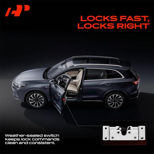 Image of A-Premium Door Latch Lock Compatible with Kenworth Vehicles - T270 2008-2015, T300 2005-2008, T400 2010-2013, T800 2005-2013 - Left Driver Side