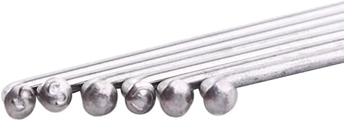 Miniatura 8 de 10 radios de bicicleta de 9.646 in-12.008 in 14G radios de acero inoxidable y pezones radios de bicicleta para bicicleta de montaña bicicleta de