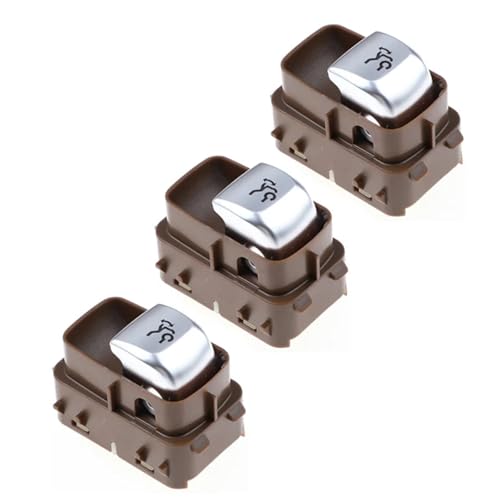 Bouton de commande de coffre pour vos trajets en GLC W205 X253 - 3 pièces marron