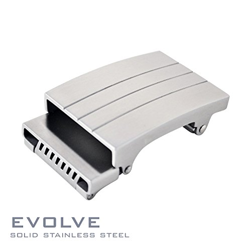 Kore Men’s Full-Grain Leather Track Belts | “Evolve” Stainless Steel Buckle #TOP5