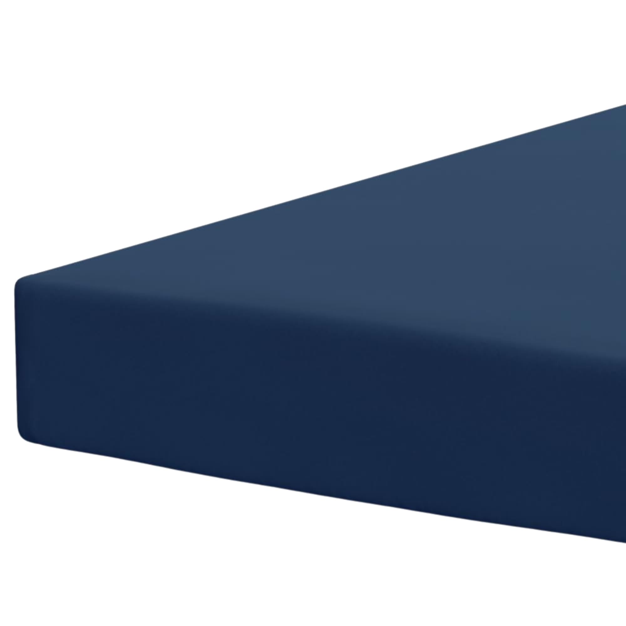 Pobi Baby Fitted Crib Sheet (Deep Navy)