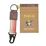 One Piece Live Action Straw Hat Pirates Kanji Logo Brown 4' ID Card Wallet