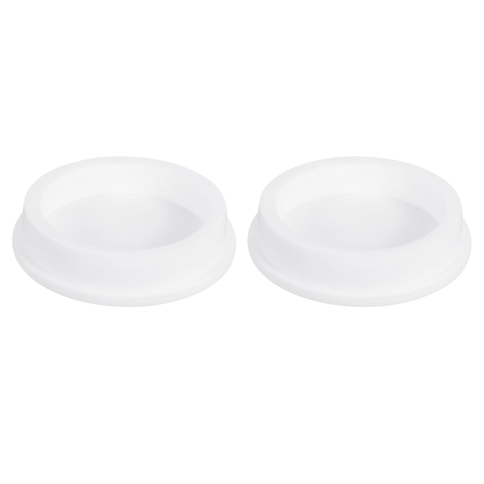uxcell 2Pcs White Plug Holes, Waterproof Rubber Button Plug for 71mm / 2.8" Hole