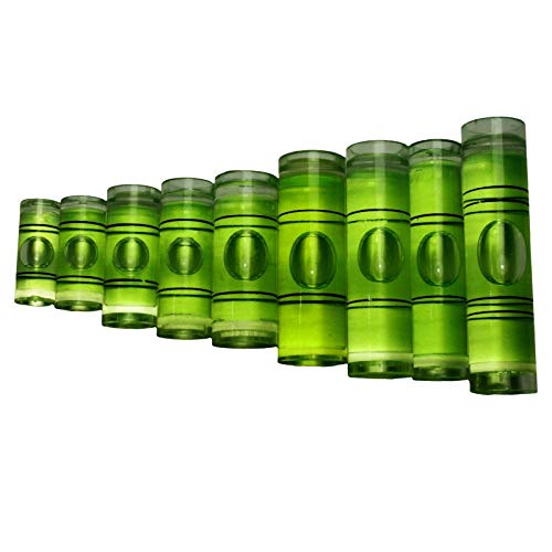 Fioles pour niveaux à bulle taille 12 haute visibilité pour une mesure de haute précision