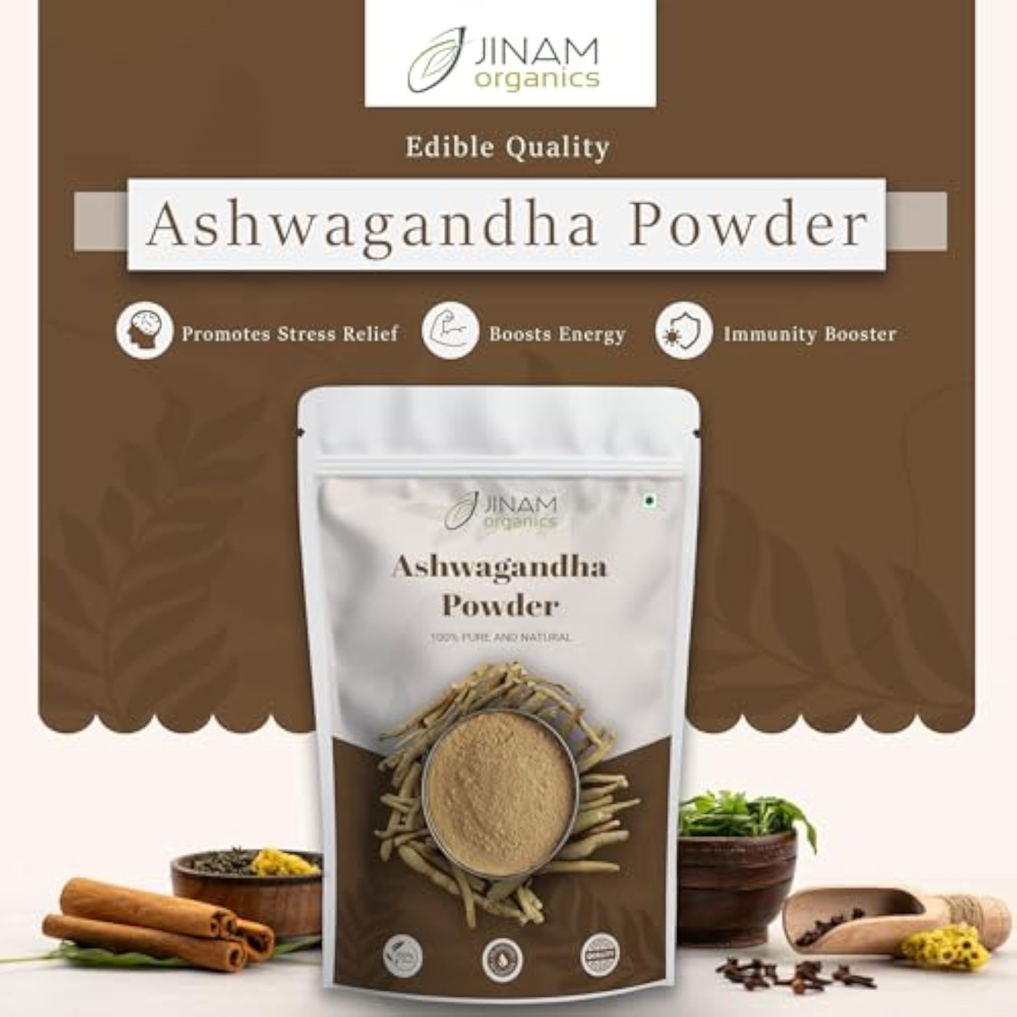 Pure Ashwagandha Powder, 200 grams