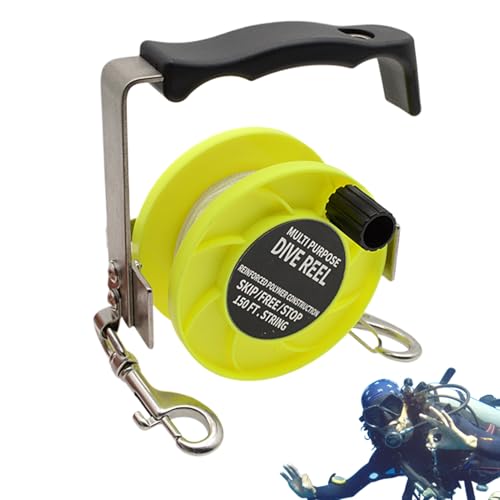 Carrete de buceo con correa para pesca submarina y salidas en barco exterior