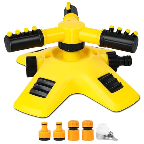 Aspersor de Jardim Giratório de 360 °, Sistema de Irrigação de As...