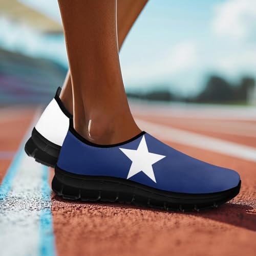 Image of Womens Slip On Walking Shoes Non Slip Loafer Breathable Holiday Travel Shoe Lightweight Casual Low Top Sneakers SizeUS 5.5-11.5