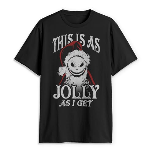 T-shirt homme Nightmare Before Christmas pour éviter les hauts fades