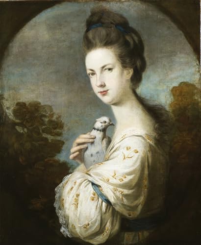 Portrait de Miss Juliet Langton Toile Joshua Reynolds Impression Fine Art 60x90cm