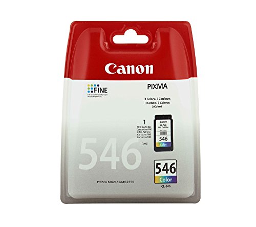 Canon Ink - CL-546 Genuine C/M/Y Printer Ink Cartridge - Prints Up to 180 A4 Pages (1 x Colour Cartridge)