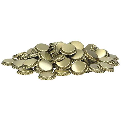 Brewferm Coronas de corcho – Cerrar botellas reutilizables – 1000 unidades oro – chapas