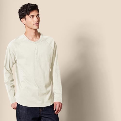 Image of Amazon Essentials Men's Long-Sleeve Henley Shirt