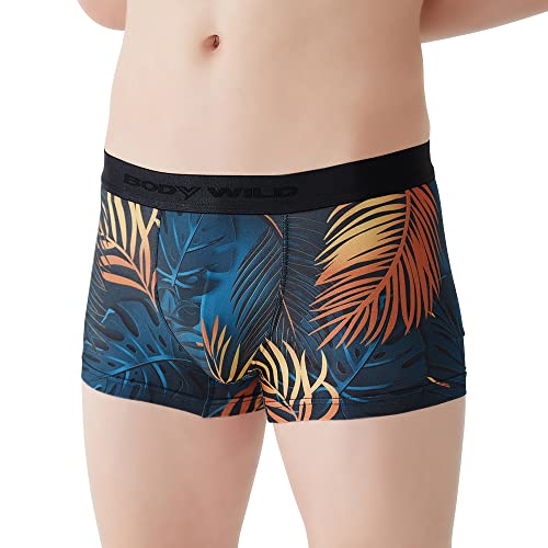 [ボディワイルド] ボクサーブリーフ 吸汗速乾プラスしなやか肌ざわり 前閉じ メンズ １Ｇ M