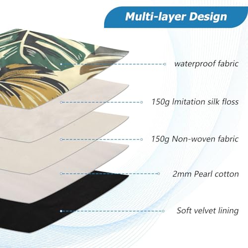 Funda para laptop 13-14 pulgadas impermeable con estampado tropical miniatura 4