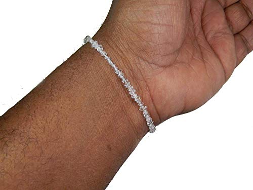 Image of Natural Gemstone Bead Bracelet for Women - Healing Crystal Reiki Bracelet, Handmade Spiritual Protection Jewelry, Energy Stone Stretch Bracelet Gift for Women & Girls