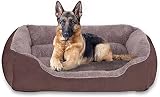Utotol Dog Beds for Large Dogs, Washable Large Pet Dog Bed Sofa Firm Breathable Soft Couch for Jumbo