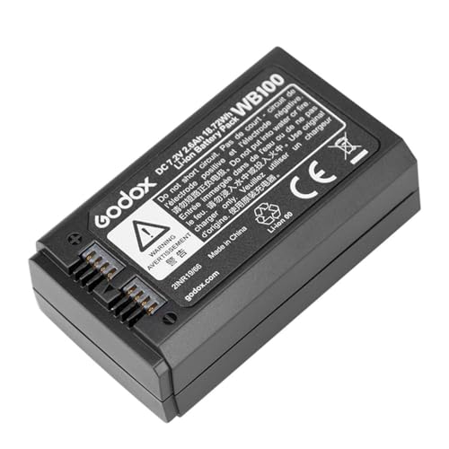 �y���{�l�^�c�̐��K�㗝�X�zGodox WB100 2600mAh DC7.2V ���`�E���C�I���o�b�e���[ �N���X�t [AD100Pro,V100, V1Pro �Ή�]