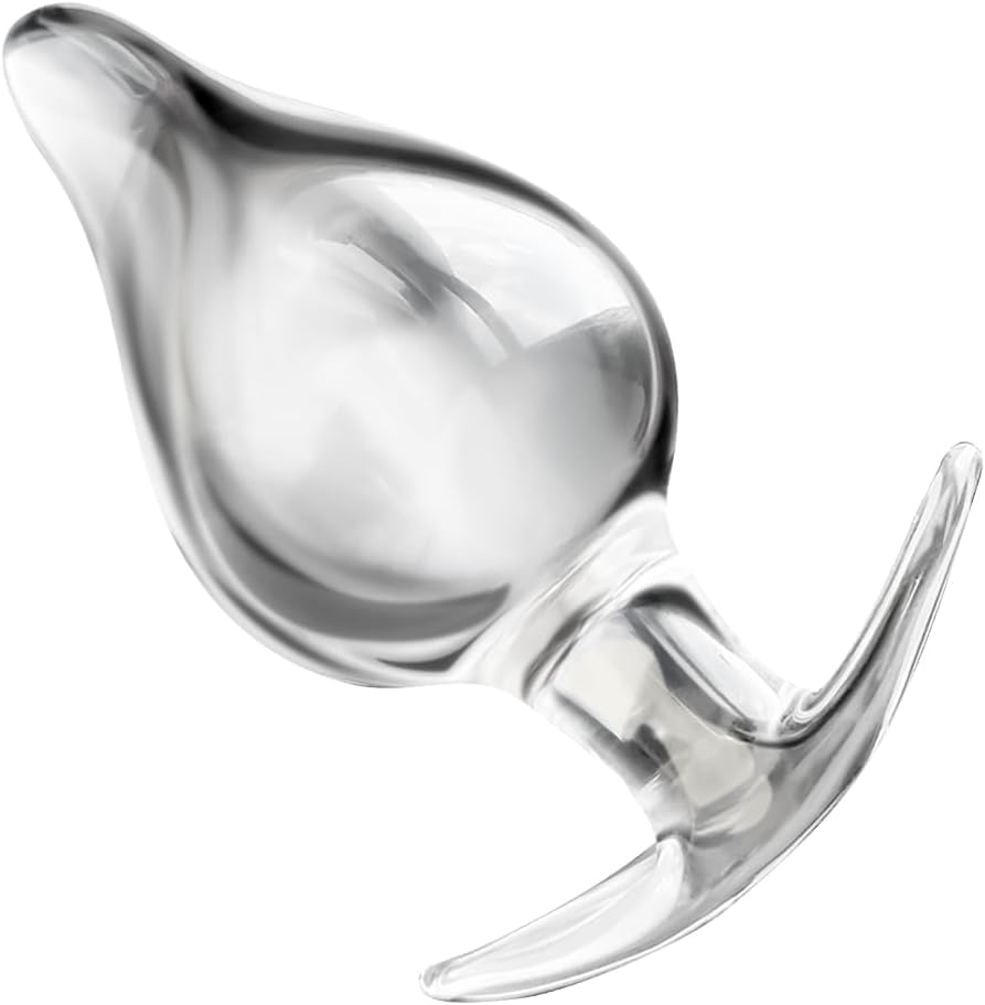 Großer Stecker.Größere Arschstöpsel, Kristallglas Anusstöpsel,Analplug Set Anal Sex Spielzeug für die Frau Buttplug für Anfänger Sexspielzeug für Frauen und Männer
