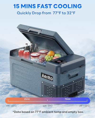 Portable Car Refrigerator Freezer Dual Zone