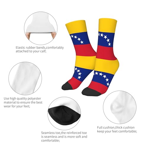 Venezuela flag A Pair Junior Athletic Short Tube Socks Children Calf Tube Socks Short Stockings3