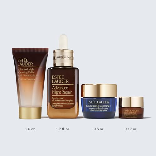 Estée Lauder Advanced Night Repair 4-Piece Holiday Skincare Gift Set | The Lift + Glow Routine | Includes Full-Size Face Serum 1.7 Fl Oz + Cleanser 1 Ounce, Eye Cream 0.17 Ounce, Moisturizer 0.5 Ounce - Image 6