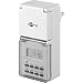 Produktbild Goobay 51301 Digitale Zeitschaltuhr / IP44 / Programmierbar / Indoor und Outdoor / LCD Display / Leicht zu bedienende / -10°C - 40°C / Dauerbetrieb möglich / Back Up Akku für 4 Tage / Weiß