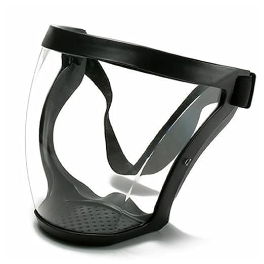Anti-Fog Full Face Shield Upgraded, Impact & Wind Resistant Cycling Mask with Adjustable Fit, Transparent Protection for Outdoor & Kitchen Use, Heat & Blue Light Blocking-picture-12