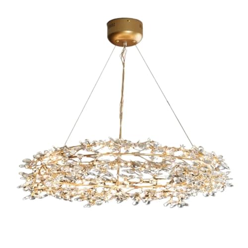 Lustre en cristal LED américain firefly plafonnier basse consommation