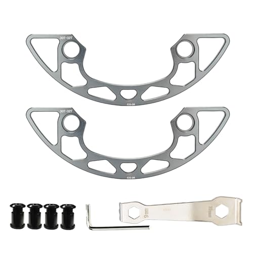 Protection de plateau et boulons alu pour vos sorties de vélo de montagne