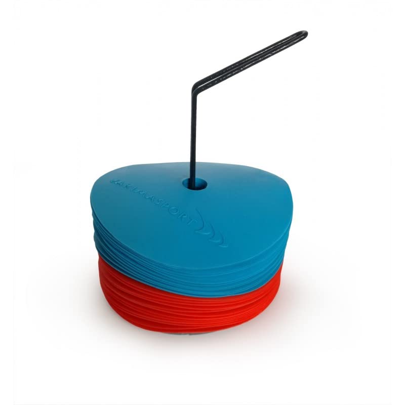 20 szt. Red/Blue marker płaski, czerwony/niebieski, 15 cm