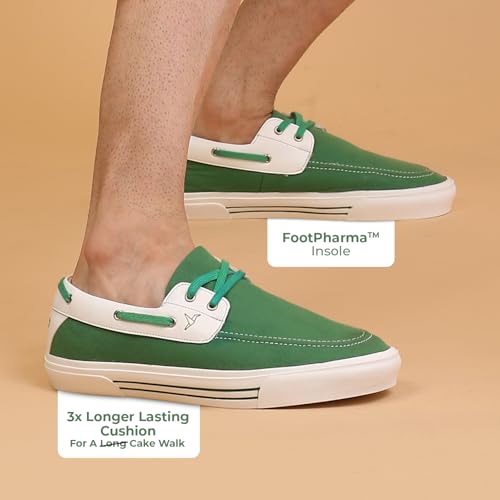 Image of YOHO Sailor Men's Versatile Stylish Breathable Canvas Boat Shoe