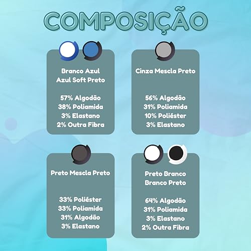 Kit 09 Pares Meia Infantil Puma Sapatilha Cano Curto Everyday Criança Unissex Juvenil | KIT - A | 25