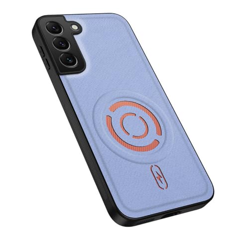 MTRIEBA Magnetic Phone Case for Samsung Galaxy S21 Plus, Blue