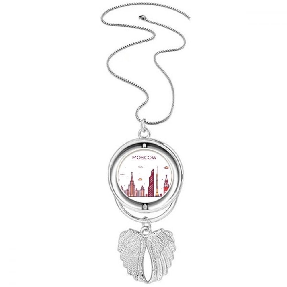 Collier pendentif ailes d'ange Moscou Russie cadeau idéal anniversaire