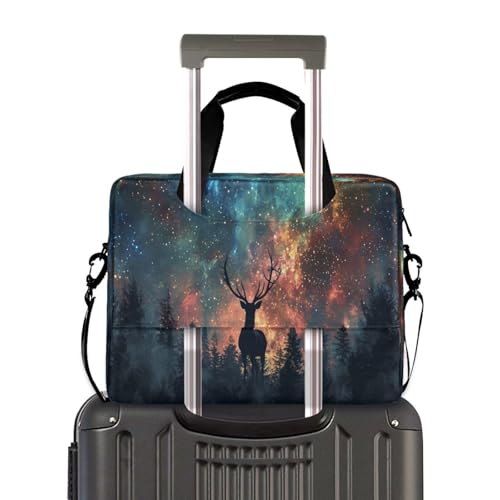 Bolsa para portátil ALAZA con estampado de ciervo y elk miniatura 3