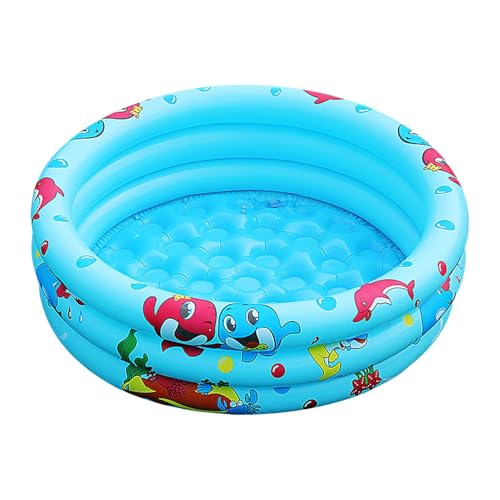 Piscine Per Bambini, Piscina Gonfiabile Circolare Fuori Terra A Strati Con Fondo Gonfiabile Di Sicurezza A Bolle, Design A Svuotamento Rapido