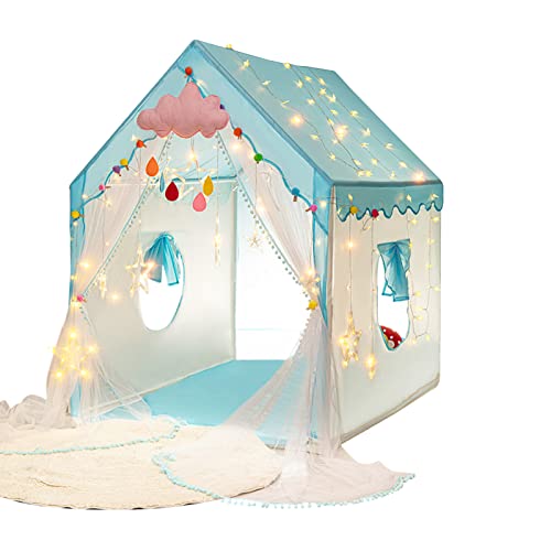★ 【Spazio confortevole】 È molto adatto per posizionare la casetta di questo fantastico bambino a casa, asilo nido, cortile, parco, ecc. La casa di questo bambino fornirà un angolo accogliente per i tuoi bambini e i loro amici.