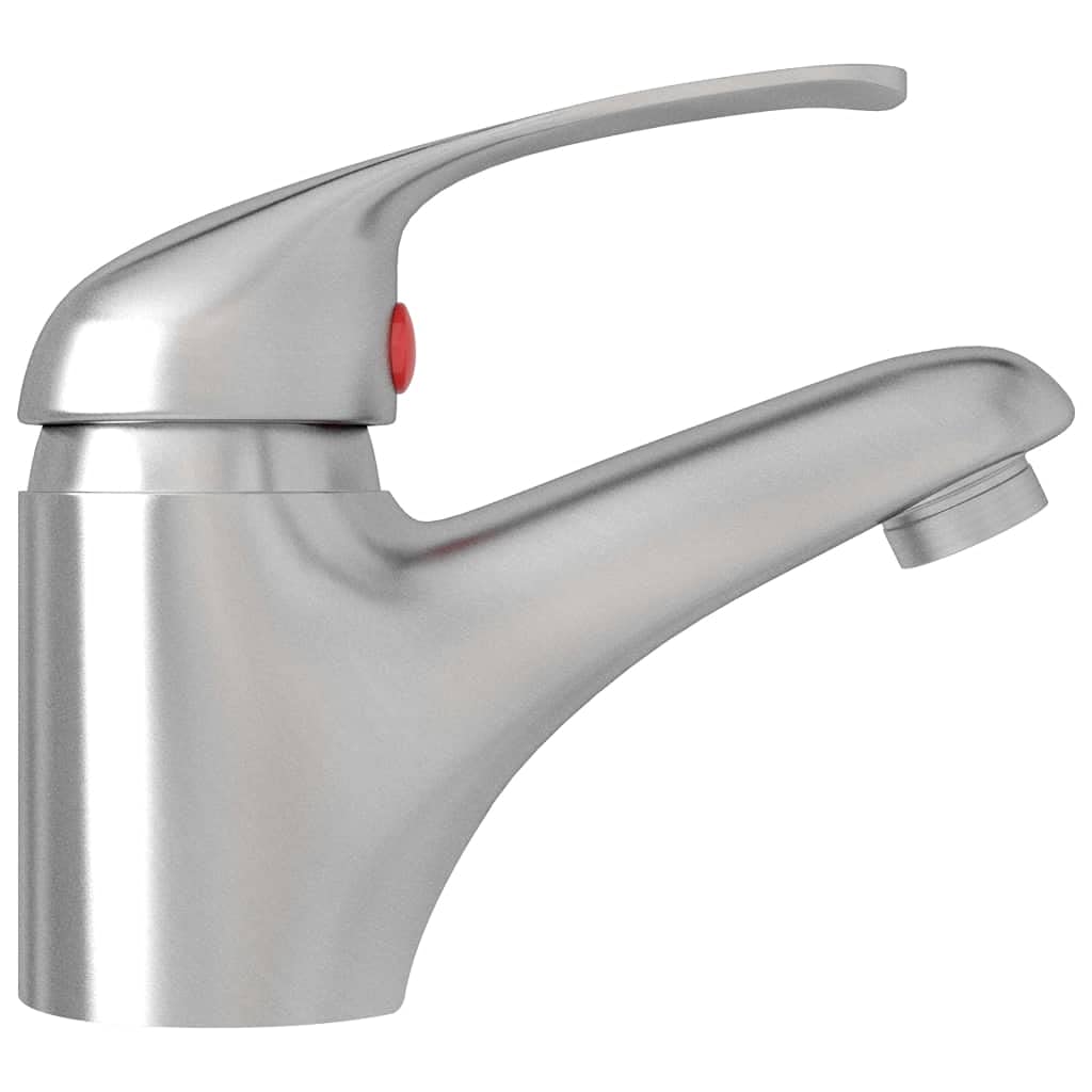 Mangloder - Grifo mezclador monomando (13 x 10 cm, con cartucho de cerámica, para cocina, baño, ducha, bañera y lavabo, grifo monomando con superficie cromada, incluye mangueras flexibles y accesorios
