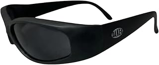 BAKER ベーカー スケボー サングラス OVAL WRAPAROUND BRAND LOGO SUNGLASSES ブラック NO5 [並行輸入品]