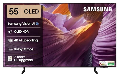 Image of Samsung 138 cm (55 inches) 4K Ultra HD Smart OLED TV QA55S85FAELXL