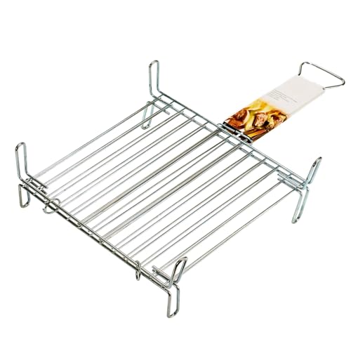 Parrilla doble zincada 35 x 35 cm colección LA DEHESA