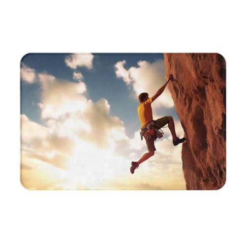 Klättersport badmatta hållbar smutsfångande matta absorberande entrématta för utomhusbruk ytterdörr badrum 40 x 60 cm