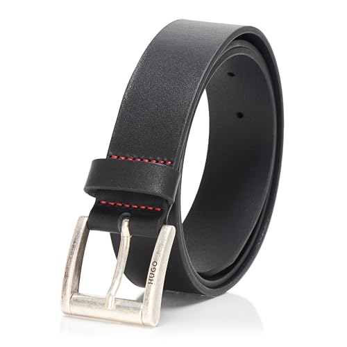 HUGO mens Granger Smooth Leather Belt