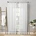 No. 918 Emily Sheer Voile Tab Top Curtain Panel, 59