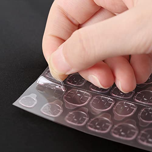 CLUB BOLLYWOOD® 480Pcs Thin Nail Adhesive Tabs Double Sided Tips 20 Sheets Fake Nails Tab 0.3mm Pink | Nail Care, Manicure & Pedicure | Nail Art Accessories
