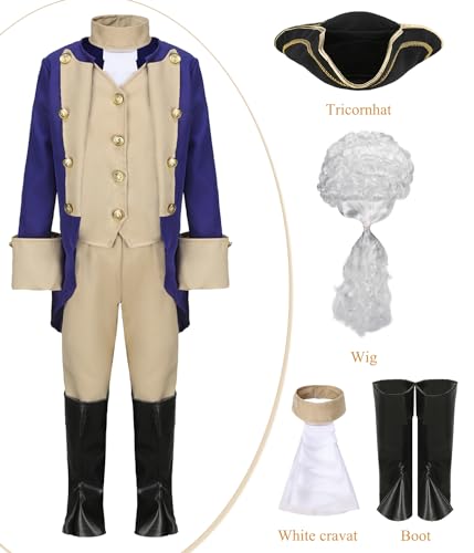 Disfraz de George Washington para niños miniatura 2